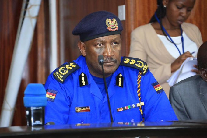 Inspector General of Police, Hillary Mutyambai,