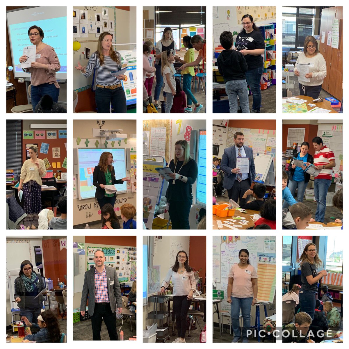 MJEjags's tweet photo. Join us in thanking 👏🏼 our Junior Achievement volunteers who chose to spend the day with our fabulous @MJEThirdGrade We are so thankful for the experience you have given our kiddos! 
💕 Love, 
Your 3rd grade teachers #mjejags https://t.co/bcsZIwSqDw