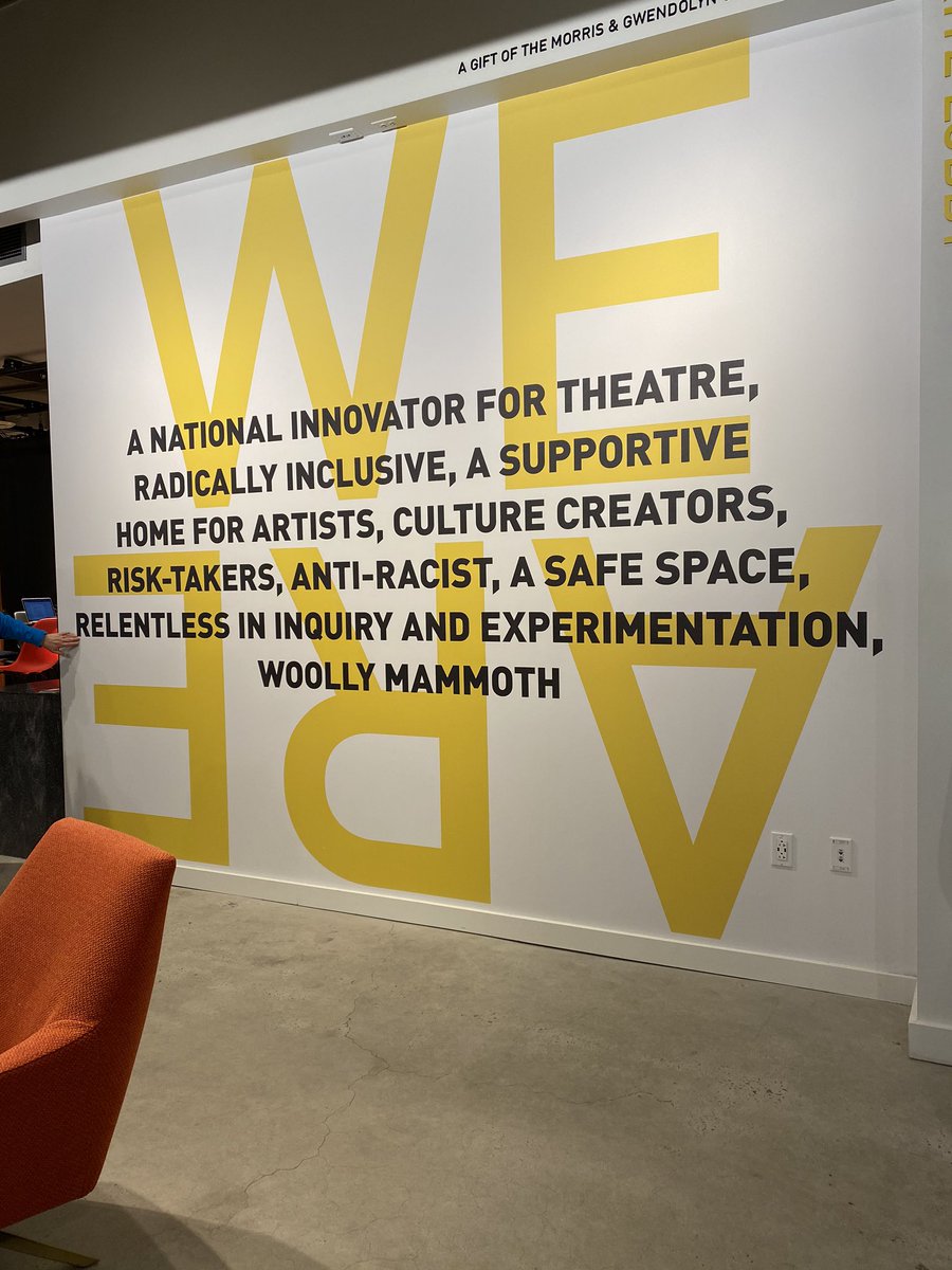 Much thanks to Timmy Metzner, Director of Marketing at <a href="/woollymammothtc/">Woolly Mammoth Theatre Company</a>, for showing our Marketing class around the space tonight! We had a great time hearing about the theater’s branding &amp; its 4 marketing P’s. Until next time!