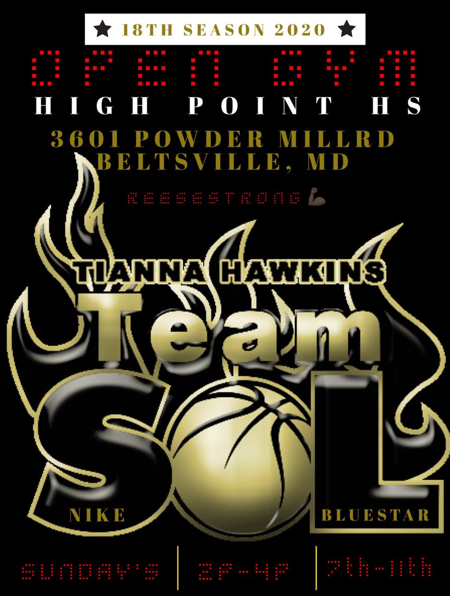 Open Gym Workouts Each and Every Sunday #Nike #Bluestar #ReeseStrong #TiannaHawkins