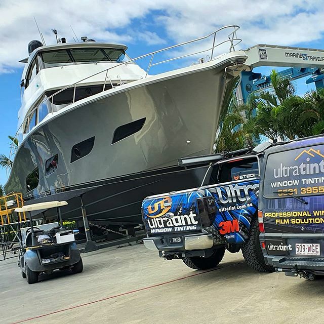 Today's project.  68ft Riviera. 🛥️
.
.
.
#boats #luxuryyacht #tintedglass ift.tt/32u1pEI