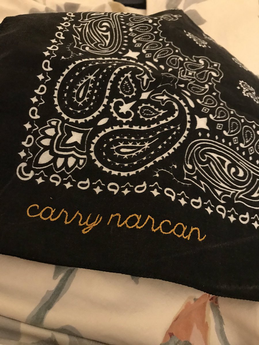 #CarryNarcan #embroidery