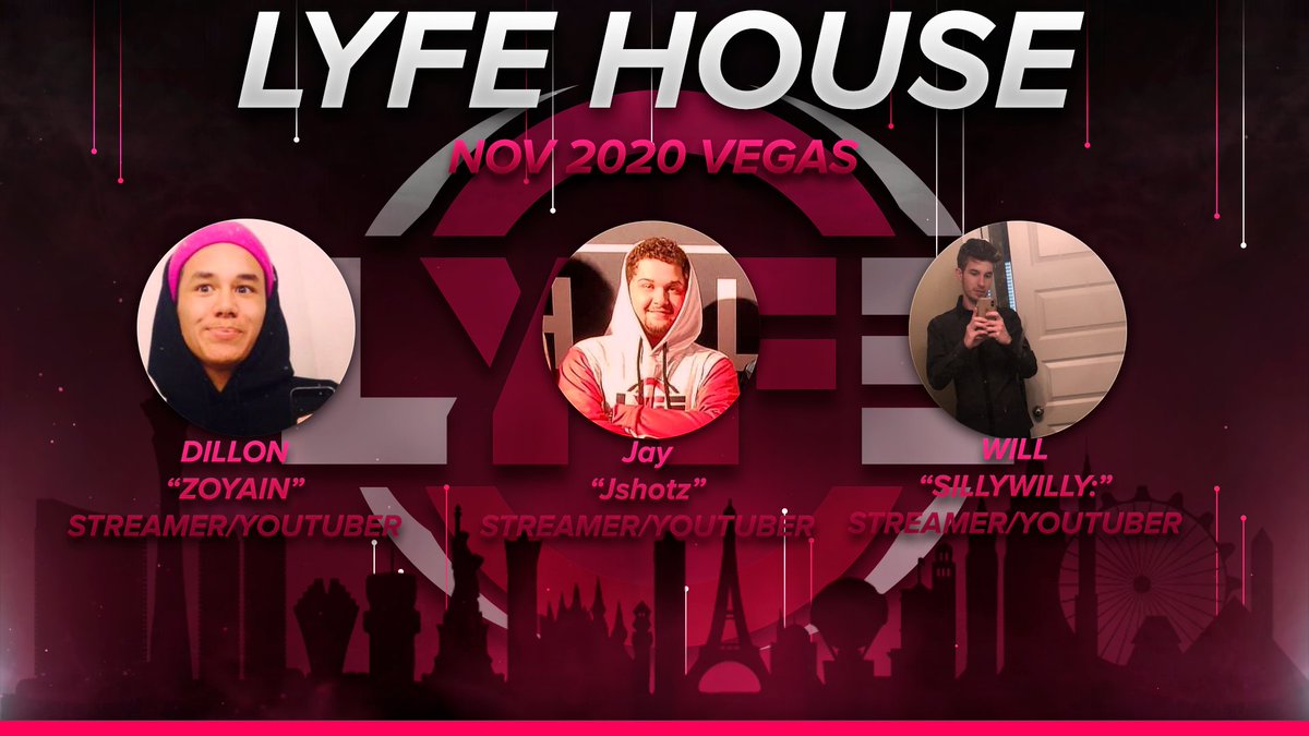 🚨Announcement🚨
Coming in November 2020 Las Vegas Get Ready!!!
LyFe House is Coming To You

<a href="/StuNNaGOAT44/">Skyler</a> 
<a href="/Mouserrrr_/">Mouser</a> 
<a href="/Spankal_/">CG3</a> 
@Zoysiann 
@Logkiie 
@Ax_Rampage 
<a href="/5TORIES/">5tories</a>