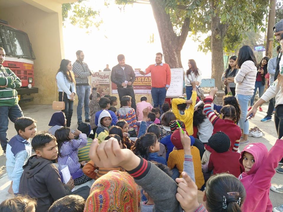 ITSMohanNagar's tweet photo. @ITSMohanNagar #Ghaziabad, Department of Management conducted ‘#Parivartan’ - The #SlumEducationProgramme for underprivileged #children on 9th February 2020.
More info: https://t.co/WTNJ8waRB7
#ITSGhaziabad #ITSCollege #ITSCollegeGhaziabad #Grammar #PartsofSpeech #GK #Quiz https://t.co/hdAEqVc3uy