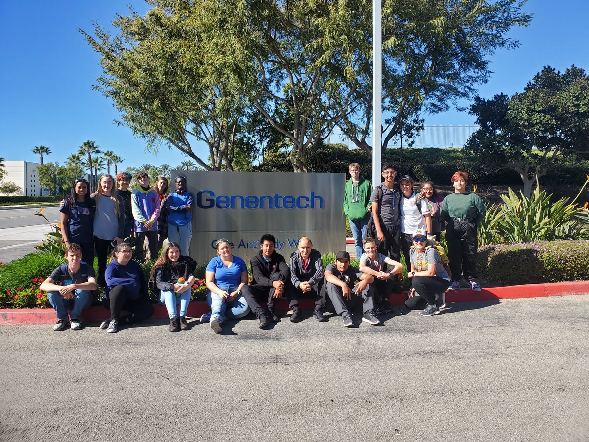 We were fortunate to spend the day touring Genentech today! Students got a good sense of all the different career opportunities there and saw how all the different departments work as a team to manufacture products. <a href="/EFraz20/">Eileen Frazier</a> <a href="/OsideUSD/">Oceanside Unified School District</a> 🧬🧪