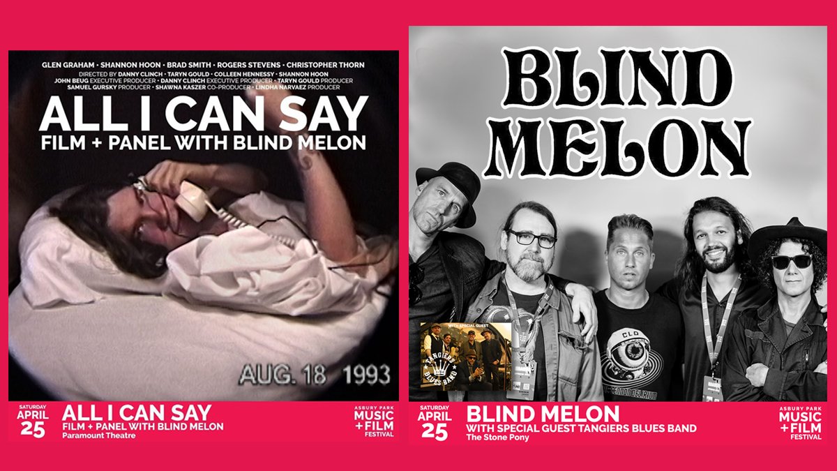 Blind Melon (@blindmelonband) on Twitter photo On Saturday April 25th the <a href="/allicansayfilm/">All I Can Say Film</a> will be showing <a href="/apmff/">AP Music Film Fest</a>. After the film there will be a panel with directors Colleen Hennessy, Taryn Gould and <a href="/Danny_Clinch/">Danny Clinch</a>. Tickets on sale Friday, February 28th, at 10am. We are playing <a href="/thestonepony/">The Stone Pony</a> at night. #BlindMelon #ShannonHoon On Saturday April 25th the <a href="/allicansayfilm/">All I Can Say Film</a> will be showing <a href="/apmff/">AP Music Film Fest</a>. After the film there will be a panel with directors Colleen Hennessy, Taryn Gould and <a href="/Danny_Clinch/">Danny Clinch</a>. Tickets on sale Friday, February 28th, at 10am. We are playing <a href="/thestonepony/">The Stone Pony</a> at night. #BlindMelon #ShannonHoon