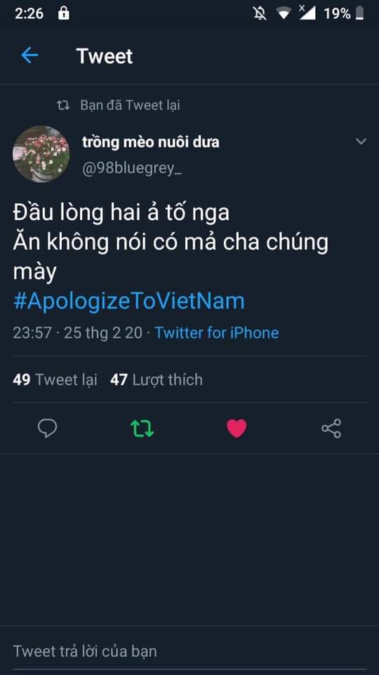 2710Nhi's tweet photo. Trend thơ nào mn ơi =))
#apologizeVietNam 
#20KoreansStopLying 
#표준말투와_내말투를_비교해보자 https://t.co/eAl8EsOhz4