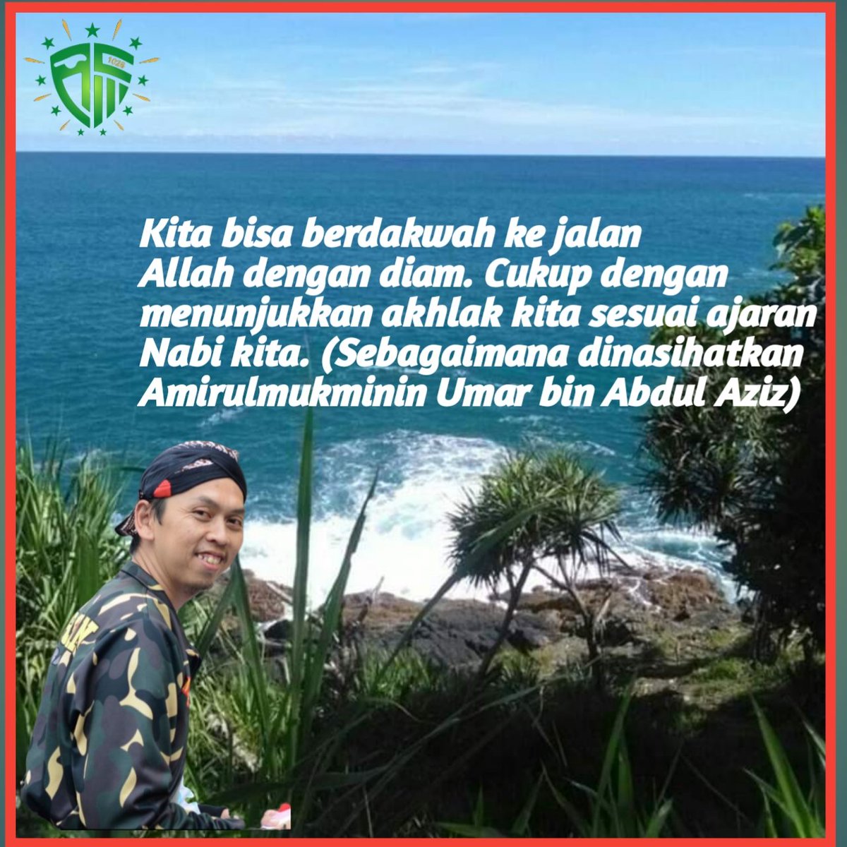 Kita bisa berdakwah ke jalan Allah dengan diam. Cukup dengan menunjukkan akhlak kita sesuai ajaran Nabi kita. (Sebagaimana dinasihatkan Amirulmukminin Umar bin Abdul Aziz)

<a href="/BanserBanyumas/">Banser Banyumas</a> @OjihnM <a href="/pursito208/">Mbuh Temen</a> <a href="/Nuha_Smoker/">Nuha_Smoker</a>