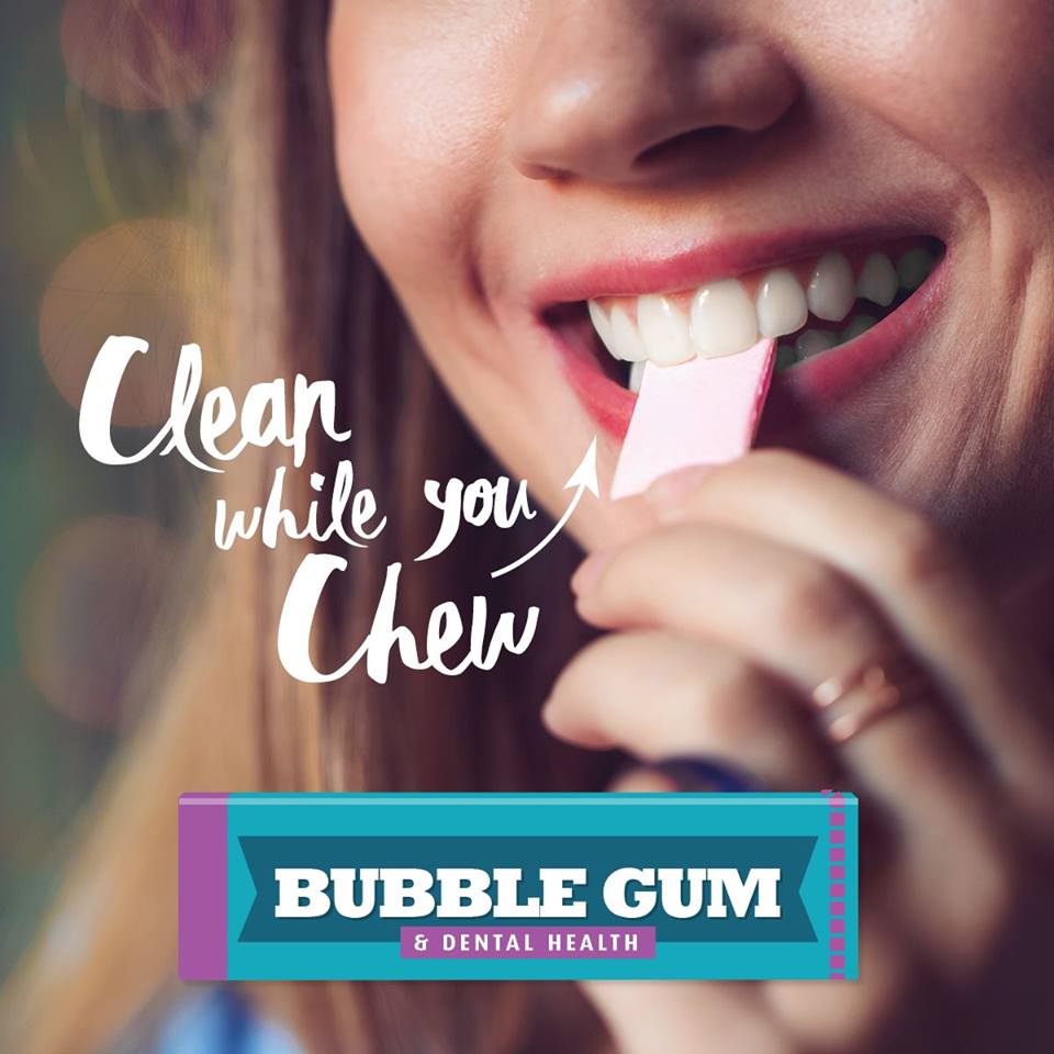 Chewing #sugarfree #gum can help care for your teeth. It helps remove food particles from between your #teeth, promotes saliva production, and reduces the acid your mouth. So chew away – just don’t let chewing gum replace #brushing and #flossing!