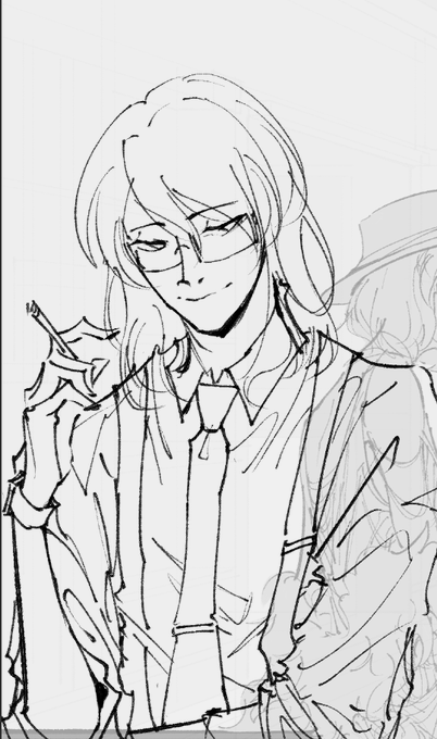 hhh halfway thru the big thing im drawing and he turned out very nice so i wanted to share 