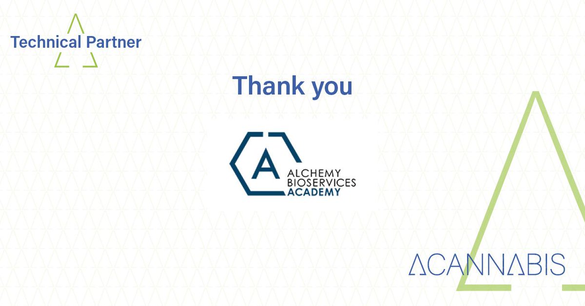 A | PARTNER
We are pleased to announce that Alchemy Bio Services are joining ACannabis as a Technical Partner.

We would like to thank them for their support of the ACannabis conference.

ACannabis | 3 &amp; 4 March 2020 | buff.ly/34AruSq