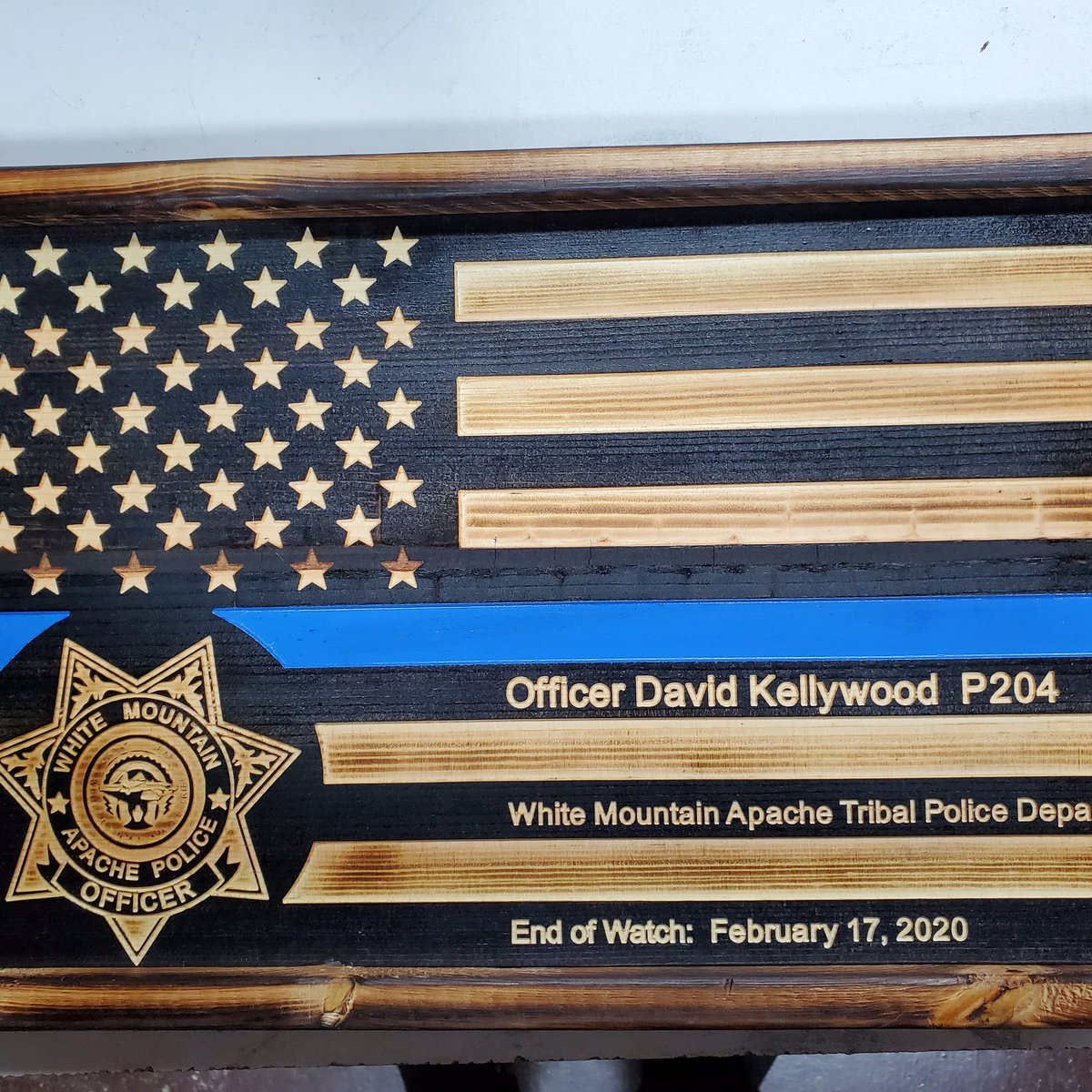 PastorBeeks's tweet photo. Blue Line Ministry is now donating custom made blue line flags to the office of fallen officers and firefighters. Contact us for details. #BackTheBlue #BlueLine #bluelineministry https://t.co/qq5qOL03pG