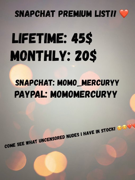 More coming soon ❤️ i post daily on my premium snapchat! All uncensored 🤤 Check it out!! 🥰#onlyfans #premiumsnapchat<a href="/tag/new"class="tags"><span>#new</span></a><a href="/tag/porn"class="tags"><span>#porn</span></a><a href="/tag/bisexual"class="tags"><span>#bisexual</span></a><a href="/tag/nudes"class="tags"><span>#nudes</span></a><a href="/tag/premiumsnapchat%20"class="tags"><span>#premiumsnapchat </span></a>