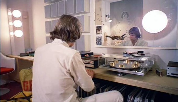 Lost in turntables! (Part II)'A Clockwork Orange' (1971 / Stanley Kubrick) Thanks to  @singhtapishwar 'The Conversation'(1974 / Francis Ford Coppola) 'High Fidelity' ( 2000 / Stephen Frears)'The Royal Tenenbaums’ (2001 / Wes Anderson)