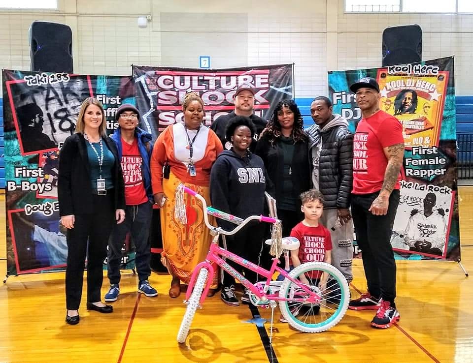 The Culture Shock School Tour back at McMillan Middle School in 2020! Celebrating #Education, #Music, #Dance and #Art! #community #hiphop #dj #omaha #nebraska