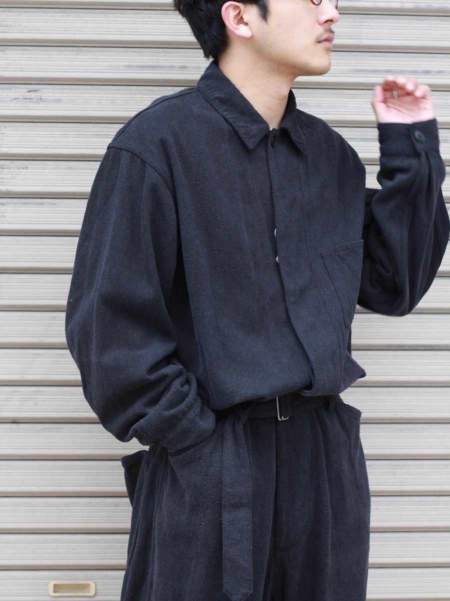 COMOLI “シルクネップオールインワン” ¥68,000+TAX コモリより