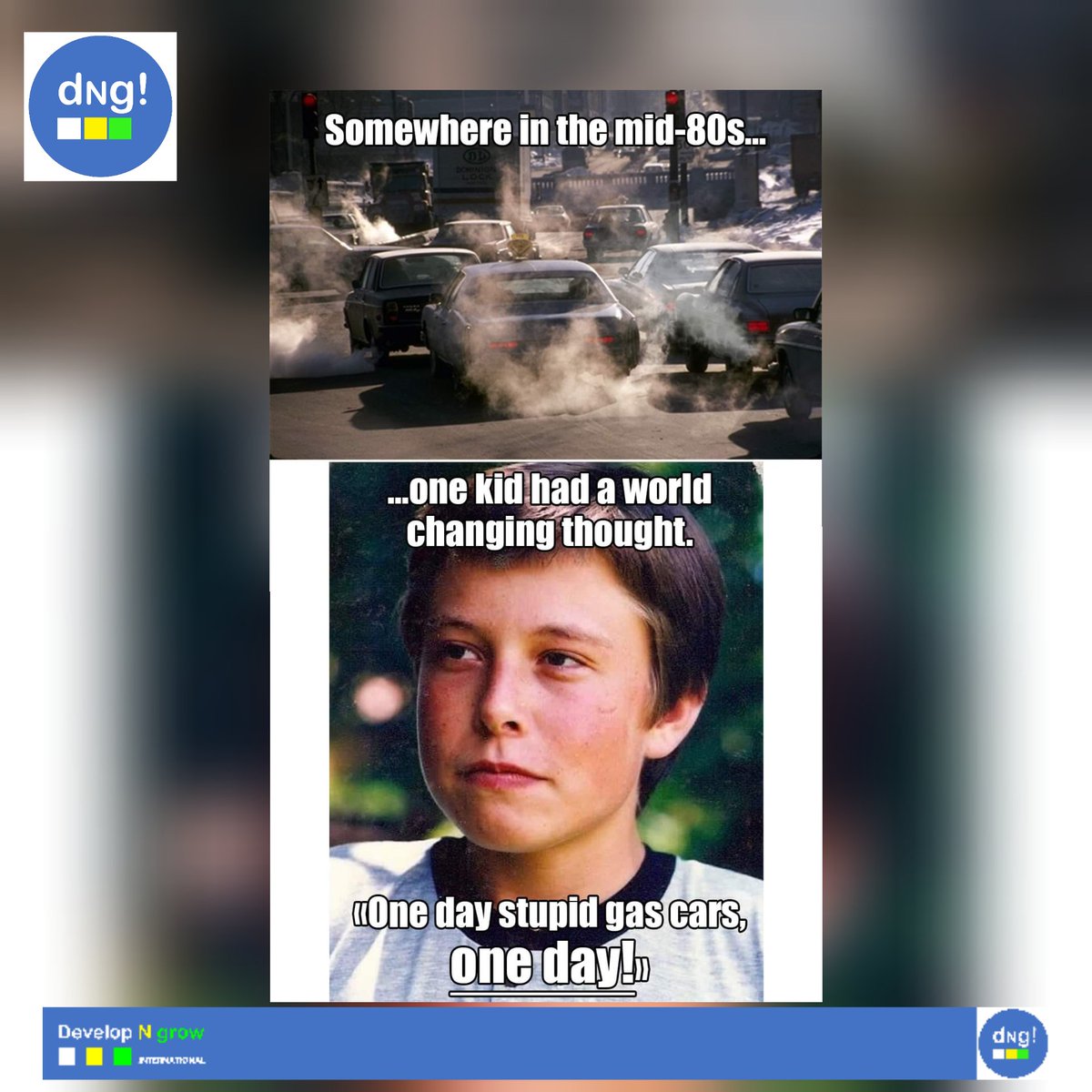 developngrow1's tweet image. One Positive ldea can change the World.
#ElonMusk 
#developngrow 
@DevelopNgrow