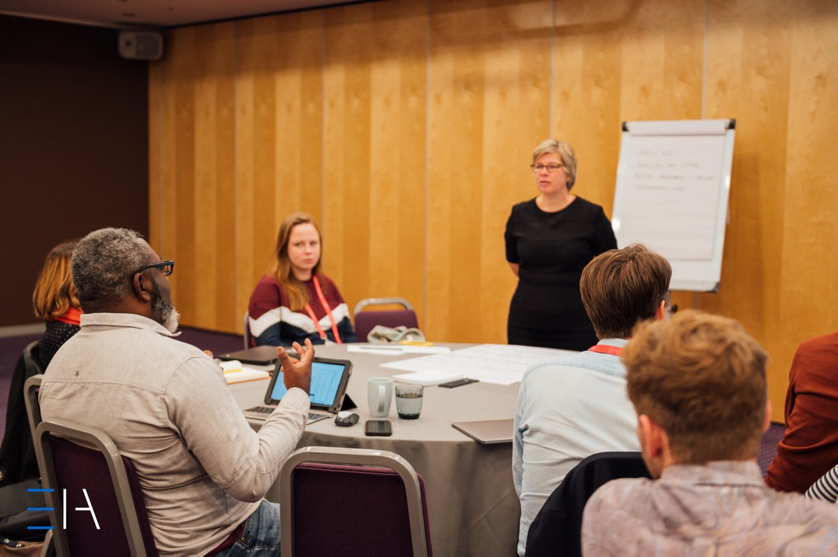 ⚙️ From our tiny little way back machine: the workshop by @alettasmits on understanding users through #nlp.

✏️ Want to host a workshop or give a talk, at #euroia20 in Berlin? You have till Sunday to submit your workshop proposal or 25 days for a talk proposal.

📸 <a href="/pvermaer/">Peter VRMRCK</a>