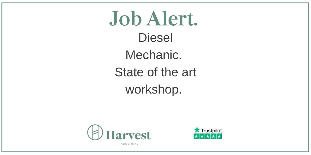 *Job Alert* 

Interested? 

Please contact Harvest Industrial for a confidential chat. 

tel: 1300 363 128

#dieselmechanic #positionsvacant #jobsingeelong