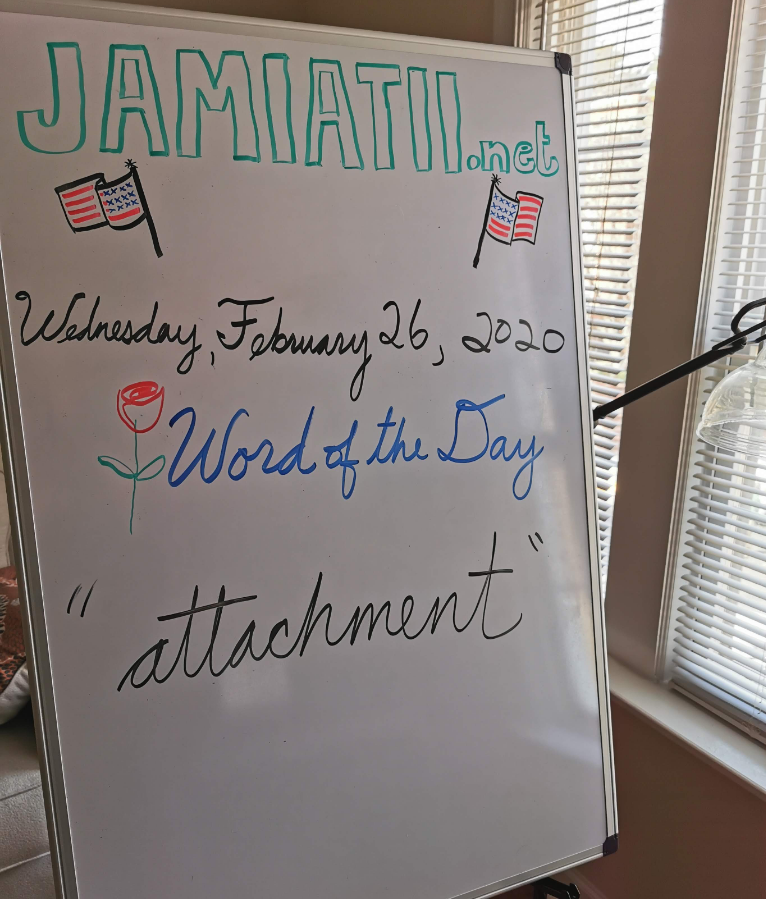 jamiatiinet's tweet photo. #WordOfTheDay: attachment (noun) "An extra part that joined to something, such as a computer file to an email" (Oxford).

Can you use this phrase in a sentence? Write your sentence in the comments, and Mr. Roddey will correct it.

#English #انجليزي #AmericanTeacher #TOEFL #IELTS https://t.co/vpBQ6rP2xY