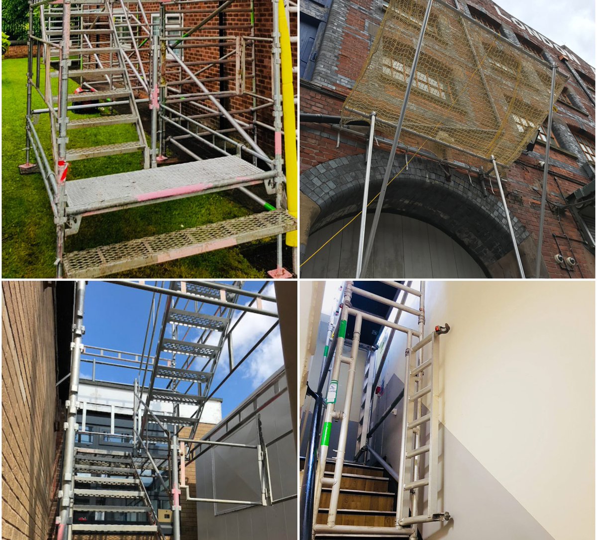 System Staircases and Protection Fans are quick to erect and dismantle and perfect for sites with frequent access to required floor levels. Call us on 01204 537606

#Workingatheight  #ETHireSAS #Bolton