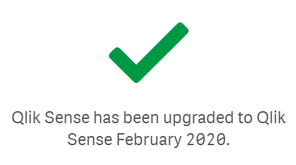 Upgrade to #QlikSense Feb2020 ✅
Apps and Reloads are working ✅
Performance great ✅
Trendlines and NLP in Insights! 😃 👍

...on internal production environment... because why not 😉 > #InQlikWeTrust