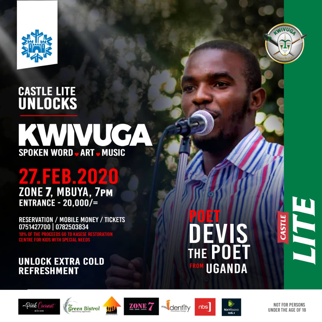 Nzensubuga's tweet photo. Poetry and storytelling are up and running this tweny tweny.
First frame is on tonight, hosted by @story_mic 
Second frame is tomorrow at Kyambogo university hosted by @kwebuga 
Third frame is tomorrow as well, hosted by @Kwivuga1 
The revolution is on the move https://t.co/b2tklz4d8g