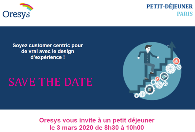 Oresys's tweet photo. #PetitDejOresys #Paris 03/03 8h30
Devenez Customer Centric avec le design d'expériences! Un retour d'expérience concret sur les démarches Service Design
> https://t.co/pg67988mMa https://t.co/i5a3UvbzBZ