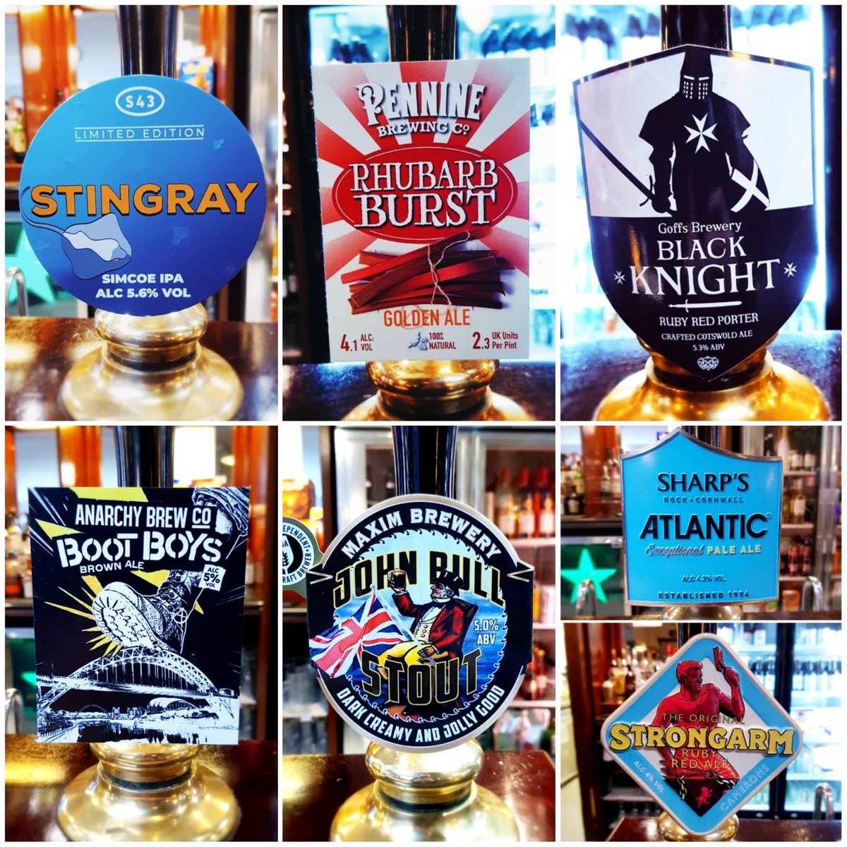 The Isaac Wilson (@theisaacwilson) on Twitter photo ⚽⚽⚽ Quality ales OTB for #Boro vs #Leeds match! From £2.25 a pint.
🍺Stingray, Simcoe IPA (5.6%)
🍺Rhubarb Burst (4.1%)
🍺Black Knight (5.3%)
🍺Boot Boys (5%)
🍺John Bull Stout (5%)
🍺Strongarm (4%)
🍺Atlantic (4.2%) <a href="/AwayDayPubs/">Away Day Pubs</a> <a href="/ClevelandCAMRA/">Cleveland CAMRA</a> #Independent #lufc #MFC ⚽⚽⚽ Quality ales OTB for #Boro vs #Leeds match! From £2.25 a pint.
🍺Stingray, Simcoe IPA (5.6%)
🍺Rhubarb Burst (4.1%)
🍺Black Knight (5.3%)
🍺Boot Boys (5%)
🍺John Bull Stout (5%)
🍺Strongarm (4%)
🍺Atlantic (4.2%) <a href="/AwayDayPubs/">Away Day Pubs</a> <a href="/ClevelandCAMRA/">Cleveland CAMRA</a> #Independent #lufc #MFC