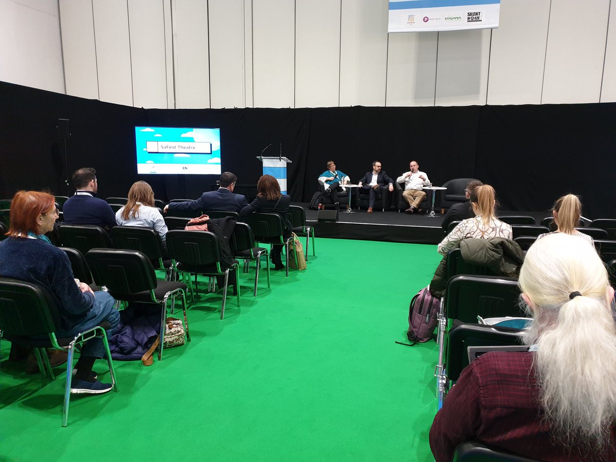 <a href="/relevent2/">Relevent Ltd</a> Richard from Relevent NOEA Council  member talking health and safety with @TigerTeaLinda Linda also a valued NOEA member <a href="/EventProdShow/">EventProductionShow</a>