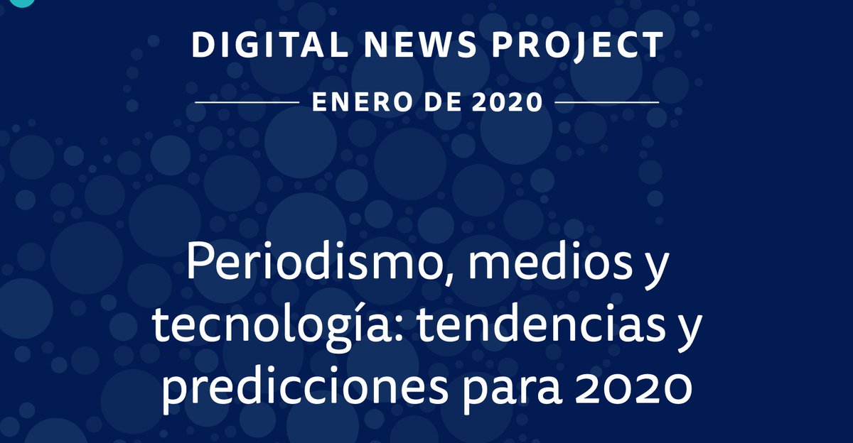 📌 Este miércoles publicamos por 1ª vez uno de nuestros informes EN ESPAÑOL: el informe anual de 'Tendencias y predicciones' de <a href="/nicnewman/">nicnewman</a>. El informe está basado en una encuesta a 233 ejecutivos de 32 países. 

🧶Las conclusiones principales en este hilo

digitalnewsreport.org/publications/2…