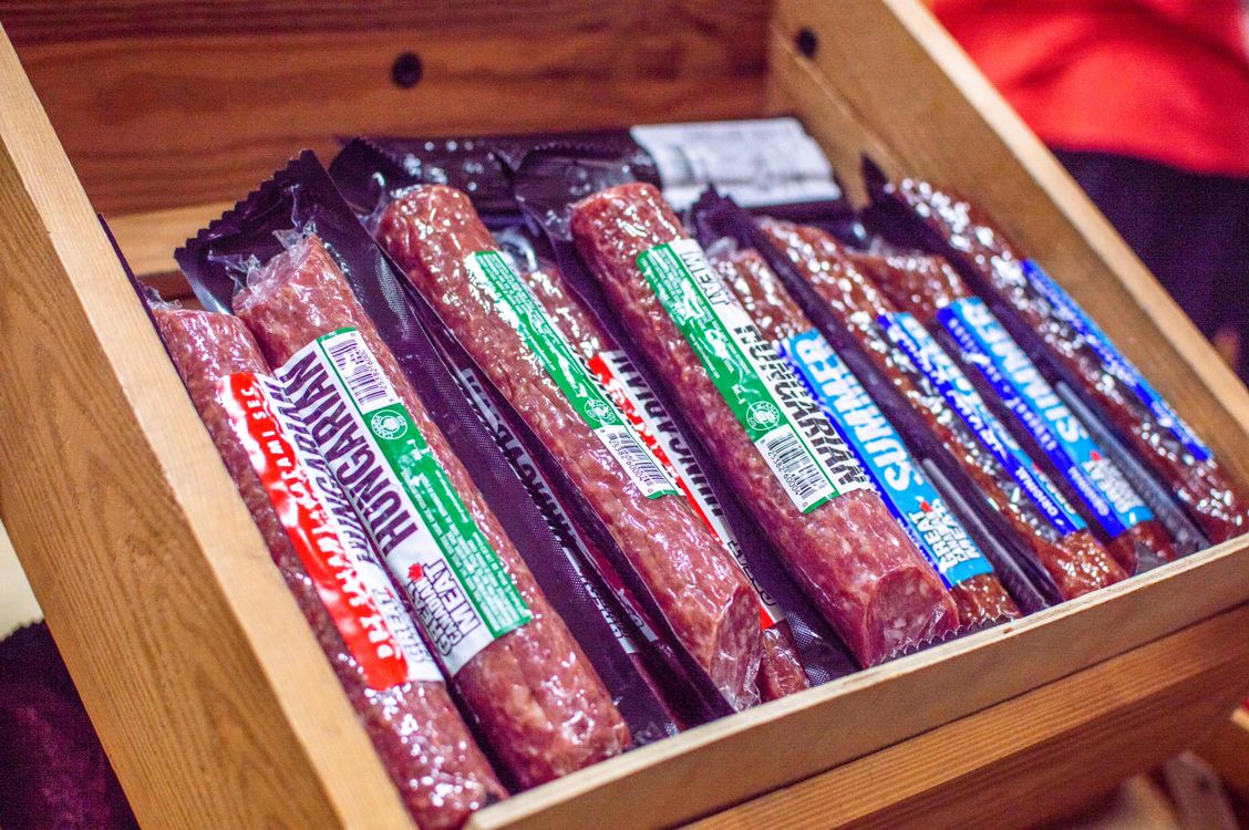 Our Canadian Made Sausages! Available at The Big Apple!