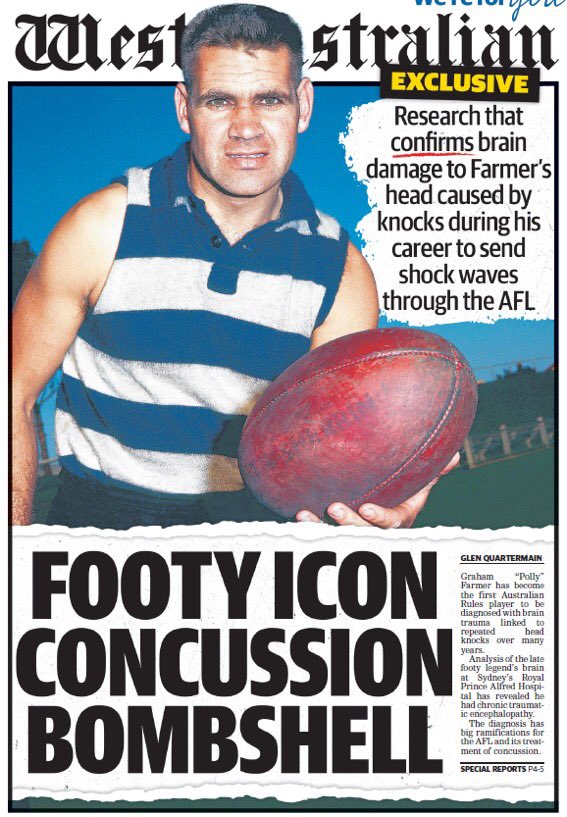 quartermaing's tweet photo. Proud of this story broken exclusively in the West Australian. As his family say this is Polly Farmer’s final legacy. https://t.co/15OySdAlTz