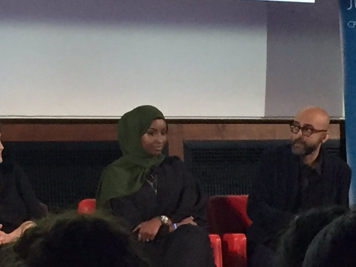 “We need to decolonise the way we talk about climate justice” - NUS president @ZamzamMCR speaking at #WeMakeTomorrow #climatechange