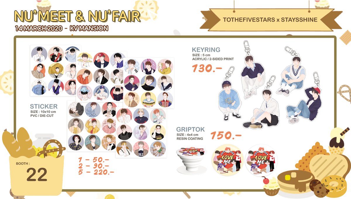 🍟#INLOVENUEST8TH
🍟BOOTH ; {22} tothefivestars x staysshine
🍟<a href="/tothefivestars/">𝟱</a> , <a href="/staysshine/">stay shine ✨</a>