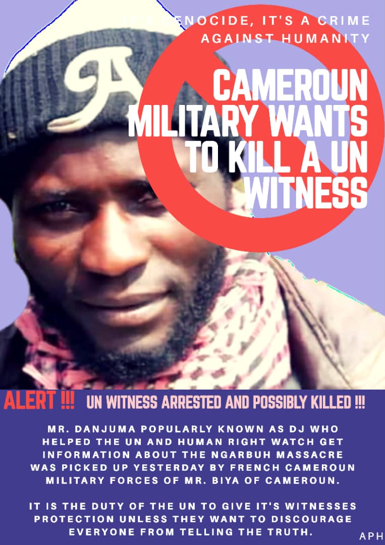 Ambaexit's tweet image. The forces of #PaulBiya keep working hard to hide their crimes of genocide. We are calling on all organisations to be aware and do the needful to prevent more killings. #FreeSouthernCameroons #FreeAllArrested #Ambazonia .@innercitypress @RepKarenBass
@hrw @LeahHardingAJE #237Vote