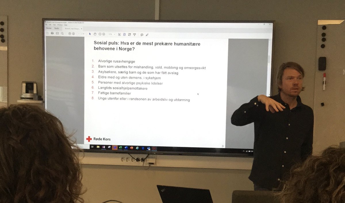 Dette er de mest prekære humanitære behovene i Norge i dag #rodekorsnorge