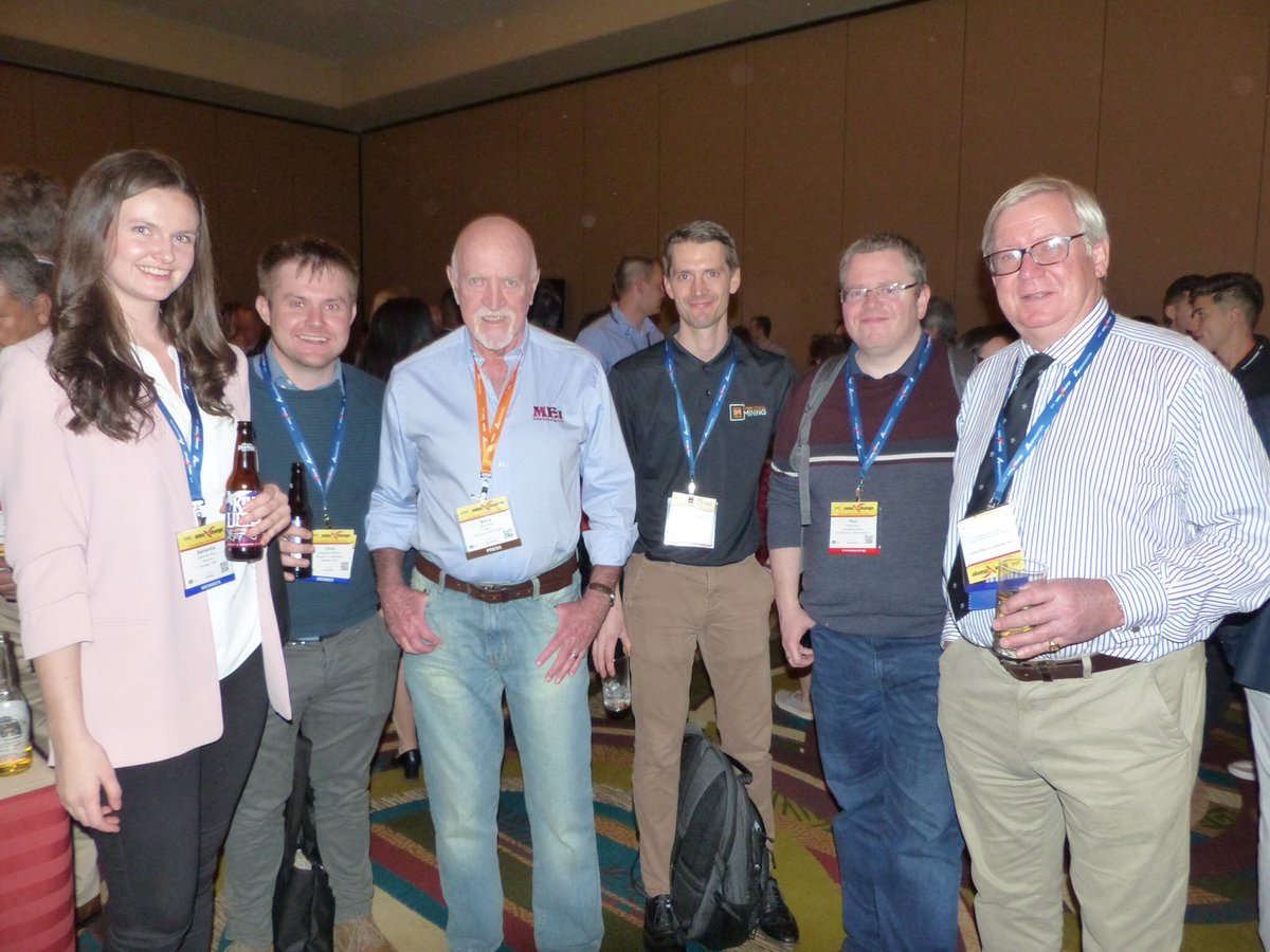 barrywills's tweet image. Some of the Brits relaxing at the International Reception at #MineXchange2020 @im_mining @smecommunity