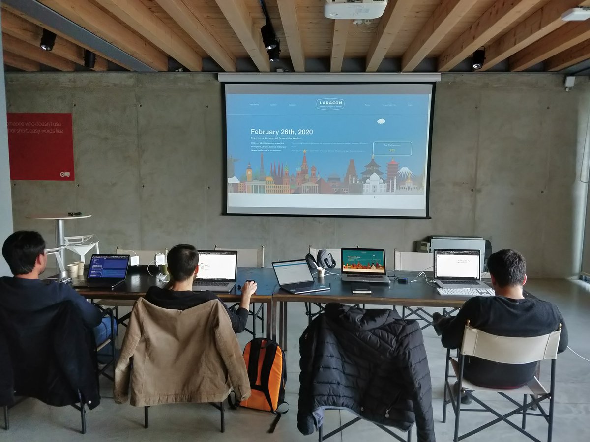 RmeetsH's tweet image. Waiting for #laracononline 
#laravel7 #laravel @LaraconOnline #attending #conference #webinar 
Go @taylorotwell go!!!