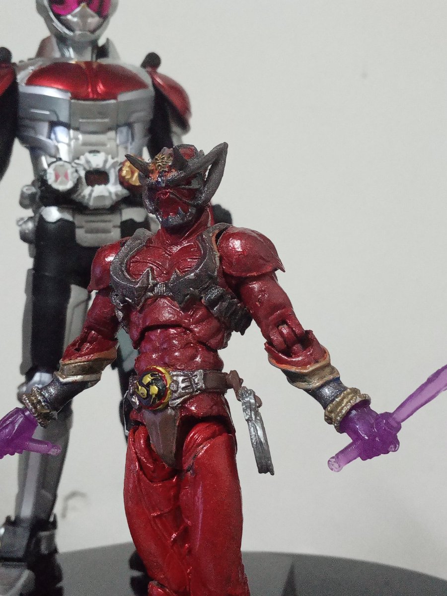 絢瀬蝦餃 No Twitter 輝鬼 の制作は しばらくここまでです 仮面ライダー響鬼 ニチアサフィギュア改造部