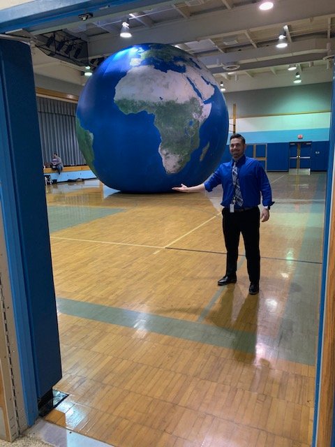 PennCambria's tweet photo. PCI students are using the Earth Balloon to learn more about geography this week. πThank you to our awesome PTO for funding this experience. #PCClassrooms https://t.co/dVIvlcxQiu