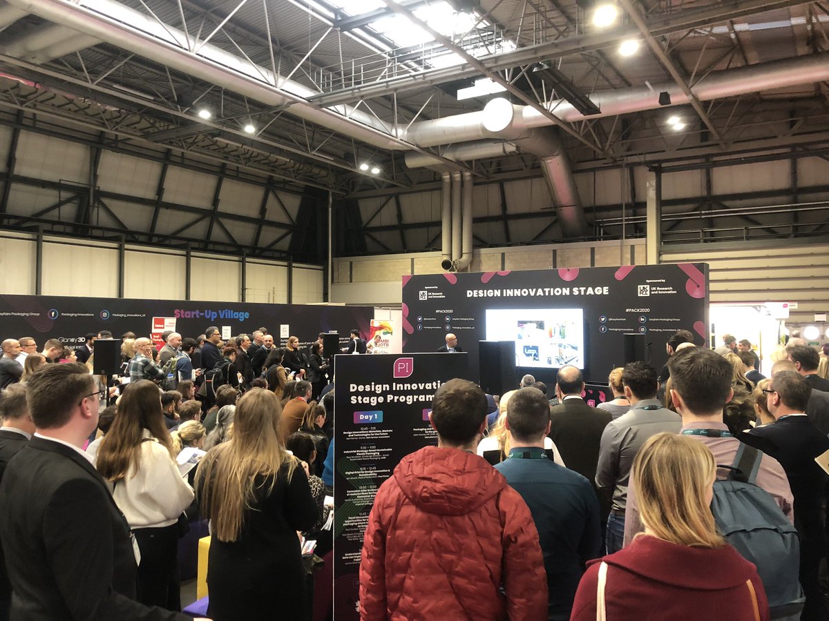 FelixxMoritz's tweet photo. Full house @EasyfairsPACK at the design and innovation stage...#UKRI - Smart Sustainable Plastics Packaging at UK Research and Innovation #Plasticpackaging #Visitthefuture https://t.co/aWhiGxyKXv