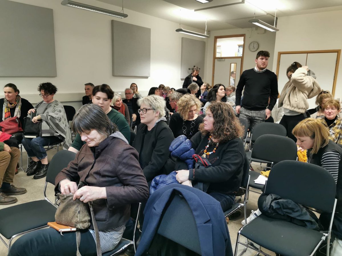 ahhstudiocolle1's tweet photo. Brilliant day yesterday at the @crescent_arts &amp; #arthappenshere discussion forum/exhibition opening in Scarborough. Huge thanks to everyone who came, also to Stuart Cameron &amp; wonderful Crescent artists for amazing help/support/hospitality! Exhibition open until 5th April! Go! https://t.co/PjntJQmdx7