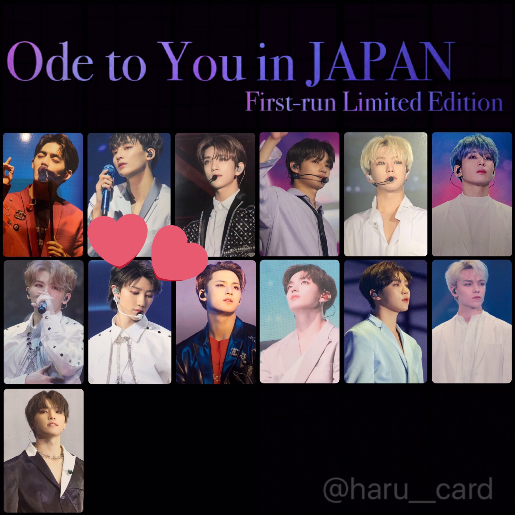 SEVENTEEN ODE TO YOU IN JAPAN DVD ジョンハン