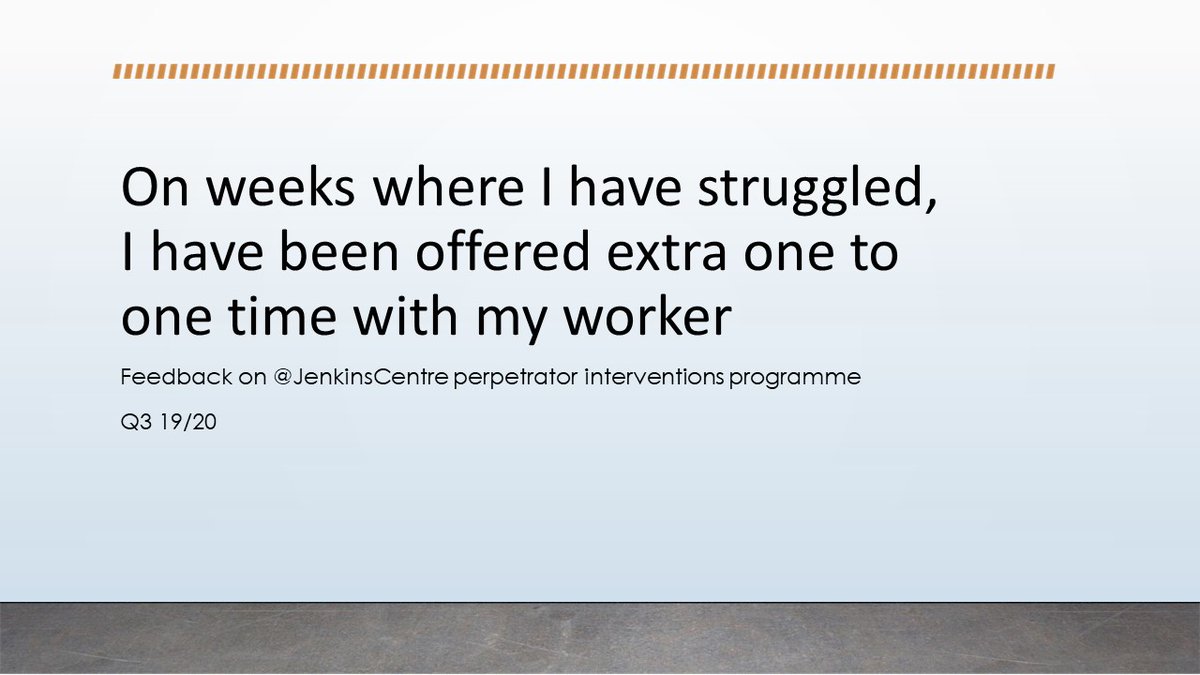 _HowManyTimes's tweet photo. Feedback from @JenkinsCentre #responsivesupport #perpetrators #DV https://t.co/wXkpcTPjuc