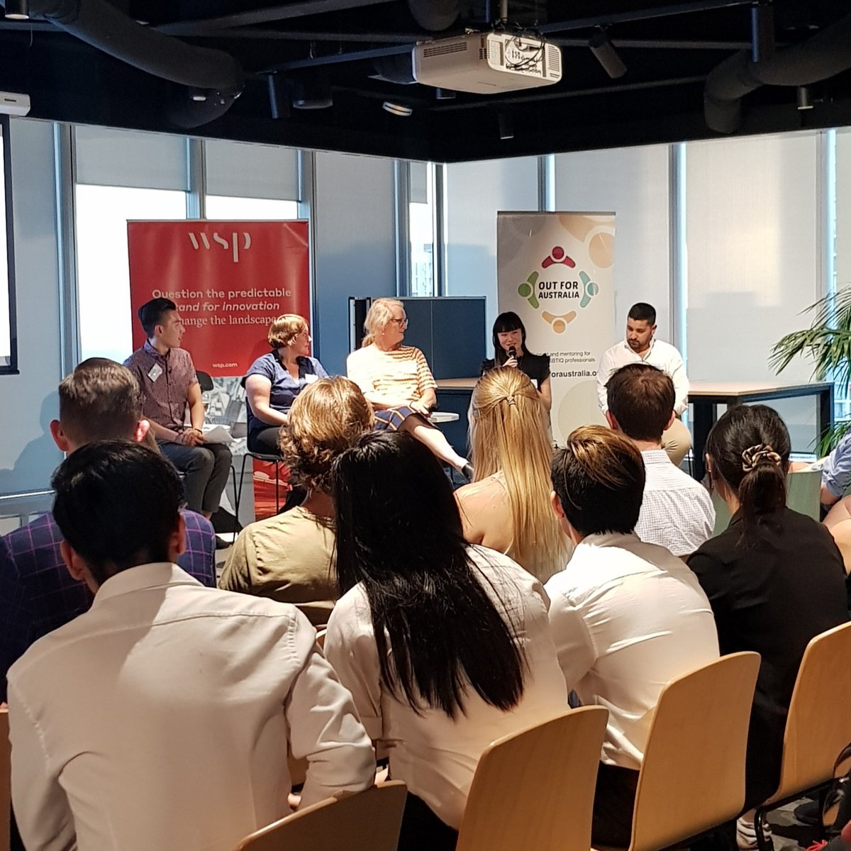 Tonight we're talking about whether engineering is hetero/cisnormative with our very first engineering partner, <a href="/wsp/">WSP</a>, here in Sydney! Tune in and (re-)watch our live broadcast here: m.facebook.com/story.php?stor… #LGBTI #DiversityandInclusion #outforaustralia