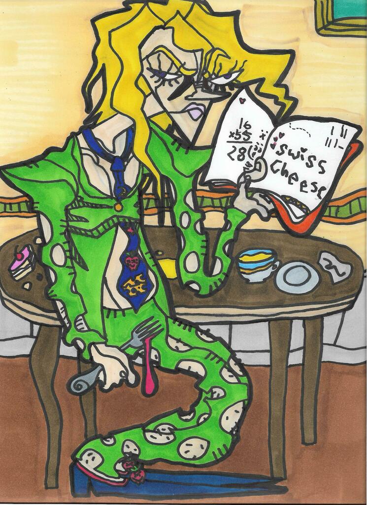 JJBA_irl on X: Drawing Jojo Characters in Oingo Boingo Style Every Day  until Stone Ocean Anime is Announced (Day 27) (Josuke Higashikata)    / X