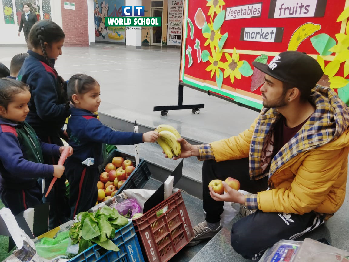 ctworldschool's tweet photo. #CTWorldSchool focuses on #experientiallearning and it was evident through the #activity "CT World School #vegetable #market" wherein students learnt about the life skills of purchasing, billing, effective #communication skills and above all the art of #handlingmoney.#ctw https://t.co/zQD4XGJ5Y9