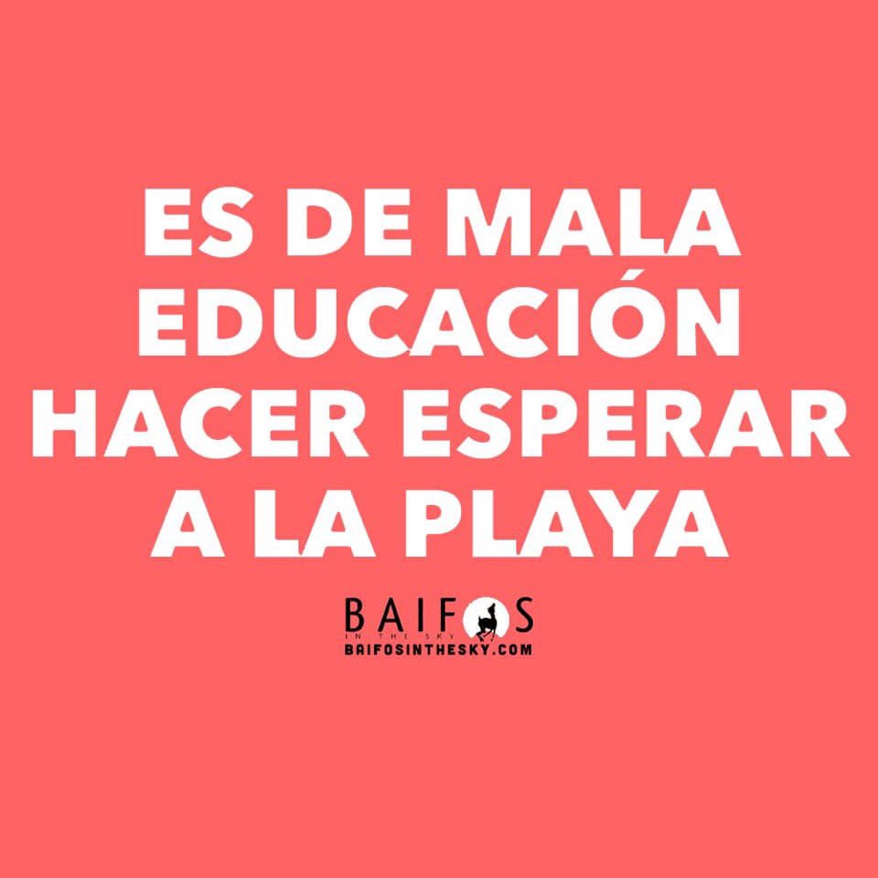 ¡Ya lo saben! A la playa no se le hace esperar...  🏖