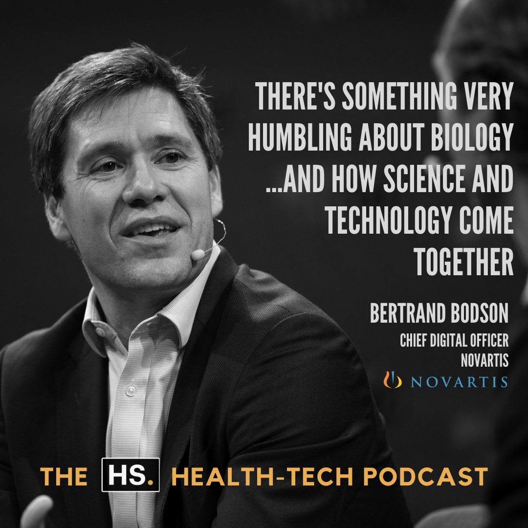This week I’m joined by Chief Digital Officer of Novartis, Bertrand Bodson <a href="/bbod/">Bertrand Bodson</a>
 where we talk about going BIG on data and digital. 
🎙️Tune in here: buff.ly/2V9koCX
#healthtech #digitalhealth #hspodcast